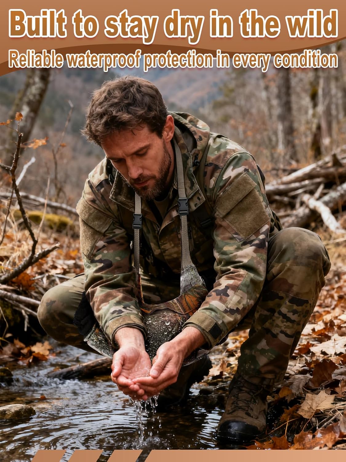 Silent Camo Hand Muff