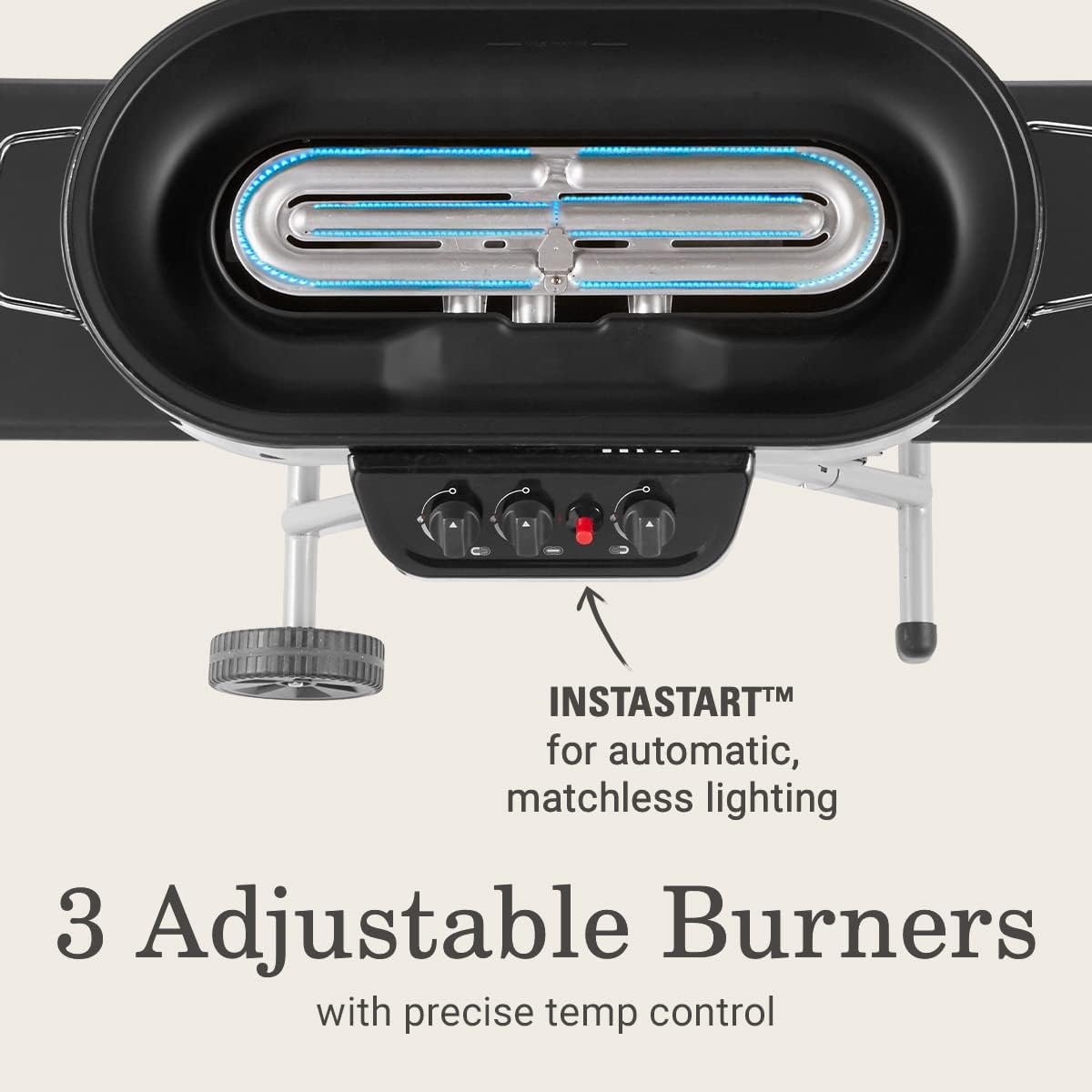 RoadTrip StandUp Grill – Portable Propane Grill for Camping, Tailgates & BBQs