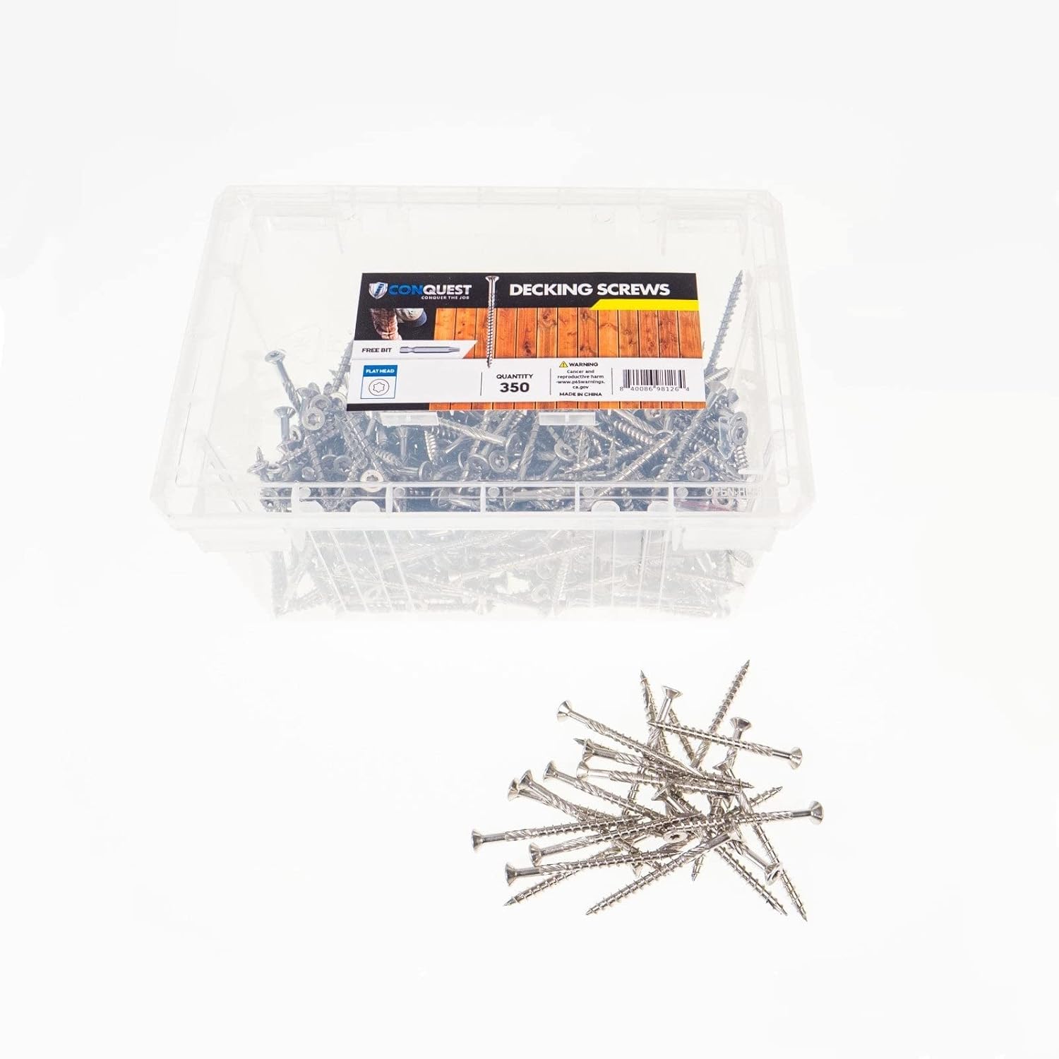 SeaSafe Marine Grade Stainless Steel Trim Deck Screws