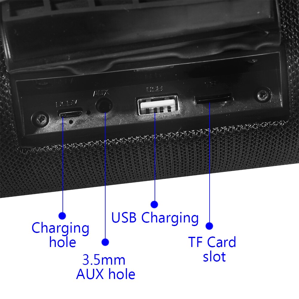 360° Waterproof Bluetooth Speaker – Portable, Rugged & Loud
